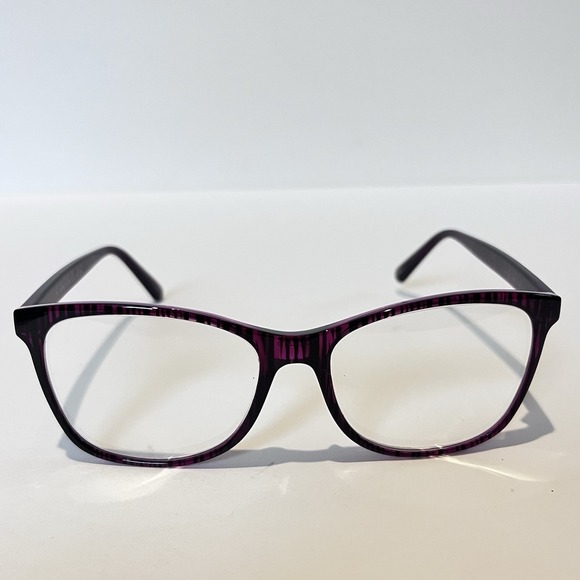 The Unbranded Brand Accessories - Eyeglasses‎ Frame WP8101 PU Women's Purple Plastic Full Rim Square 52-15-135